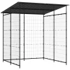 Buitensport*vidaXL Fietsenstalling 190x190x222 cm staal zwart