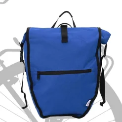 Buitensport*vidaXL Fietstas 32,5 x 17 x 57 cm Polyester Blauw