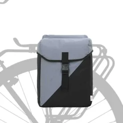 Fietstas Grijs en zwart 31.5 x 15.5 x 40 cm Polyester>vidaXL Best