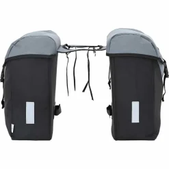 Fietstas Grijs en zwart 31.5 x 15.5 x 40 cm Polyester><noscript><img width=