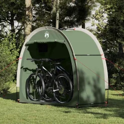 Fietstent met dak met opslag 210 x 90 x 174 cm>vidaXL