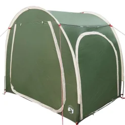 Buitensport*vidaXL Fietstent met dak met opslag 218 x 156 x 180 cm Groen