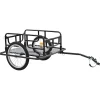Buitensport*vidaXL Fietstrailer 130x73x48,5 cm staal zwart