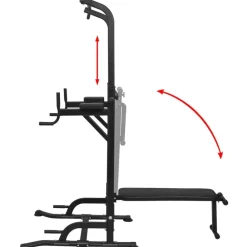 Fitness*vidaXL Fitness apparaat met sit-up bankje