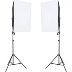 Fotostudioset met verlichtingsset, achtergrond en reflector>vidaXL Discount