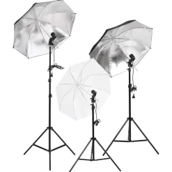 Camera & Optiek*vidaXL Fotostudioset met verlichtingsset, achtergrond en reflector