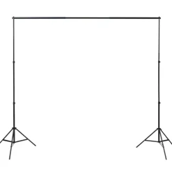Camera & Optiek*vidaXL Fotostudioset met 5 achtergronden en verstelbaar frame