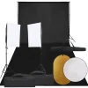 Camera & Optiek*vidaXL Fotostudioset met verlichtingsset, achtergrond en reflector