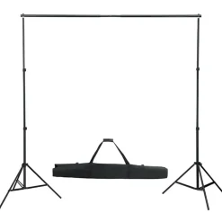 Camera & Optiek*vidaXL Fotostudioset met verlichtingsset en achtergrond Groen