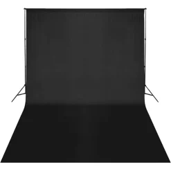 Camera & Optiek*vidaXL Fotostudioset met verlichtingsset, achtergrond en reflector