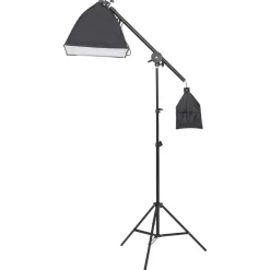 Fotostudioset met verlichtingsset en achtergrondscherm>vidaXL Best