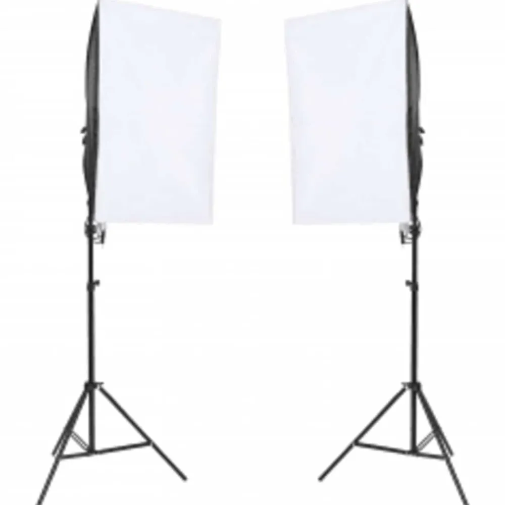 Fotostudioset met verlichtingsset en achtergrond>vidaXL Discount