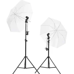 Camera & Optiek*vidaXL Fotostudioset met verlichtingsset en achtergrond