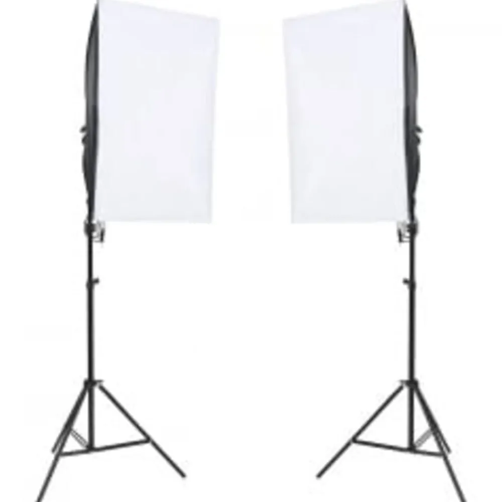 Camera & Optiek*vidaXL Fotostudioset met verlichtingsset, achtergrond en reflector