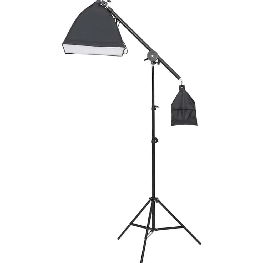 Camera & Optiek*vidaXL Fotostudioset met verlichtingsset, achtergrond en reflector