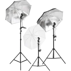 Camera & Optiek*vidaXL Fotostudioset met verlichtingsset, achtergrond en reflector