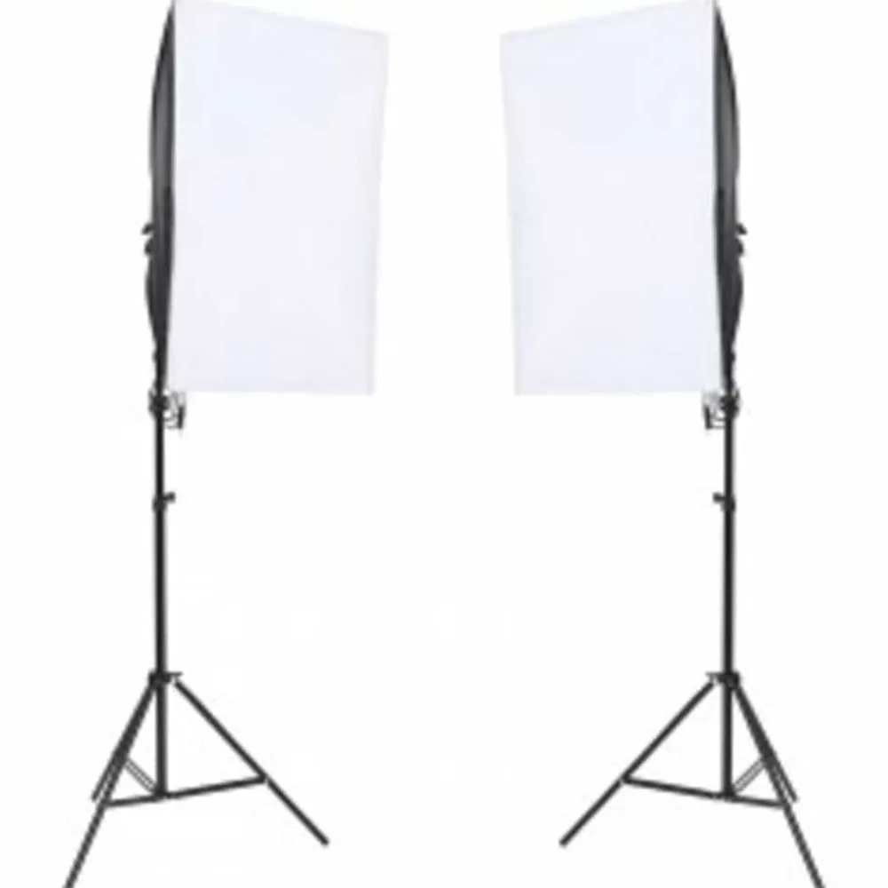 Camera & Optiek*vidaXL Fotostudioset met verlichtingsset, achtergrond en reflector