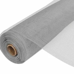 Tuinafscheidingen*vidaXL Gaas 100x500 cm aluminium zilverkleurig