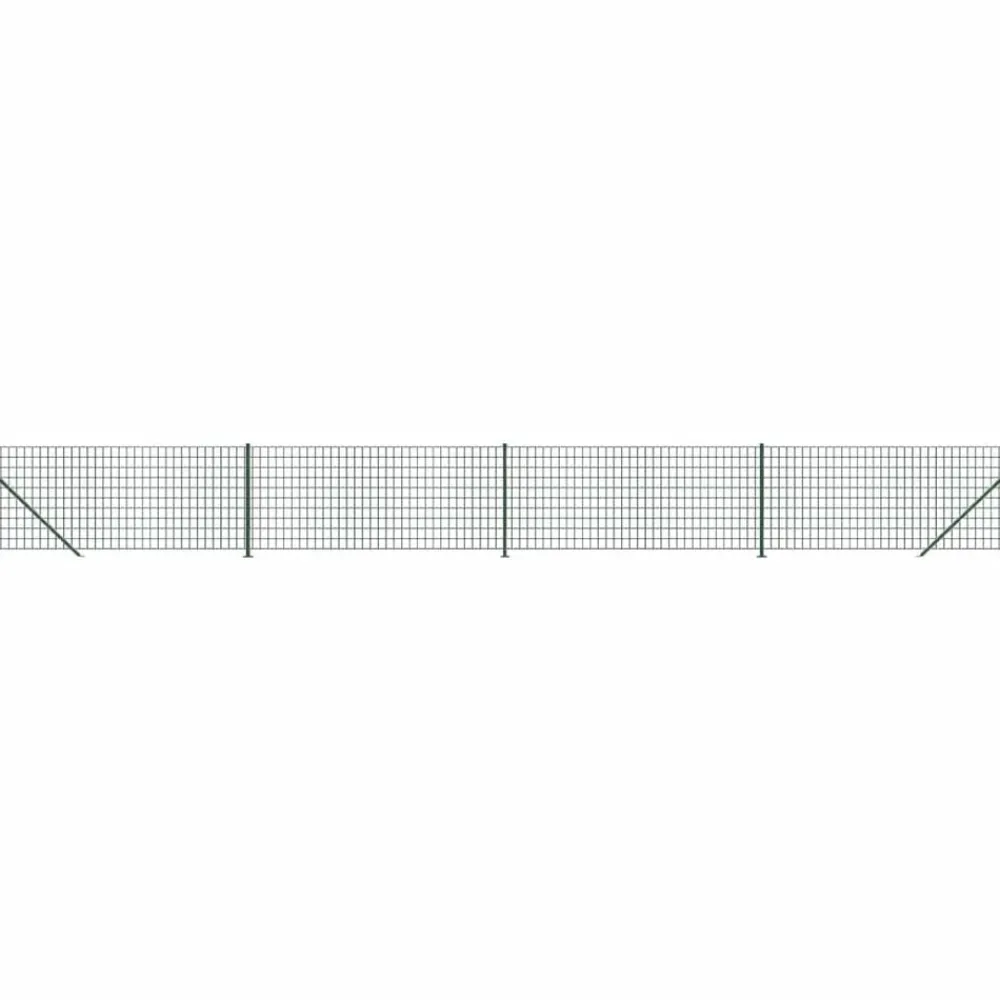 Tuinafscheidingen*vidaXL Gaashek met flens 1x10 m groen