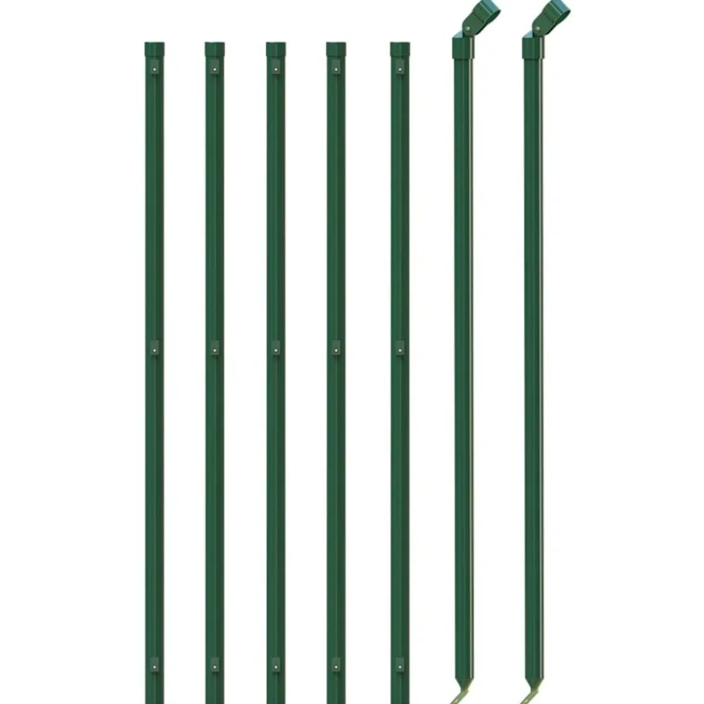 Tuinafscheidingen*vidaXL Gaashek met flens 1x10 m groen