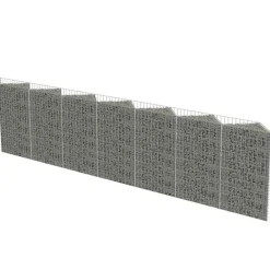 Tuinafscheidingen*vidaXL Gabion mand 450x30x100 cm gegalvaniseerd staal