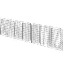 Tuinafscheidingen*vidaXL Gabion mand 450x30x100 cm gegalvaniseerd staal