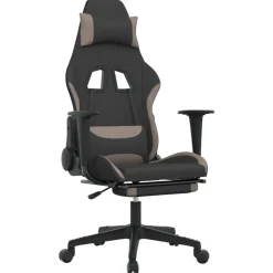 Gamestoel met voetensteun stof>vidaXL Outlet