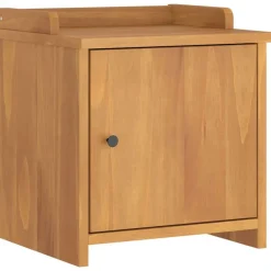Bankjes*vidaXL Gangbankje SANDNES 45x40x50 cm massief grenenhout Acaciahouten afwerking