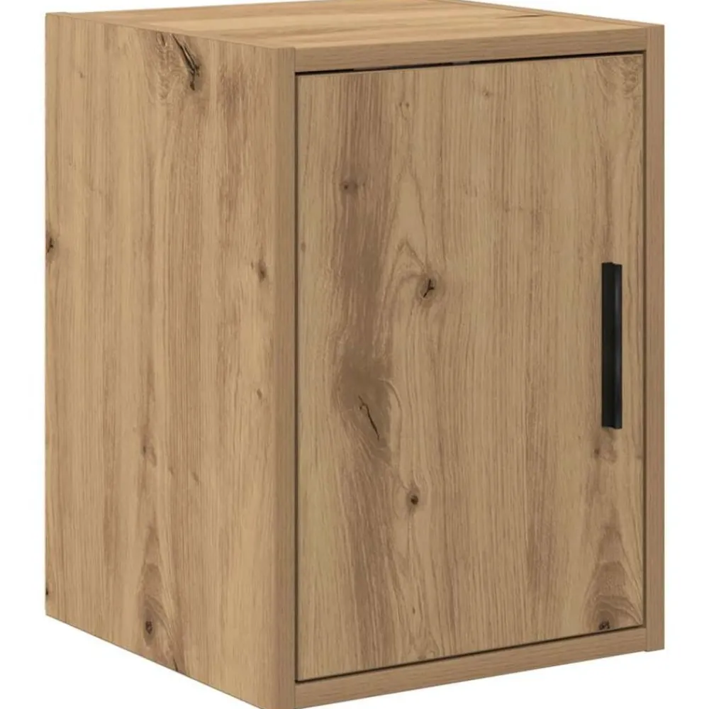 Industriële Opslag*vidaXL Garage wandkast bewerkt hout ambachtelijk eiken artisanaal eikenkleurig