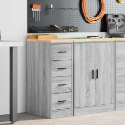 Garagekast 30x51x85 cm massief grenenhout>vidaXL Discount