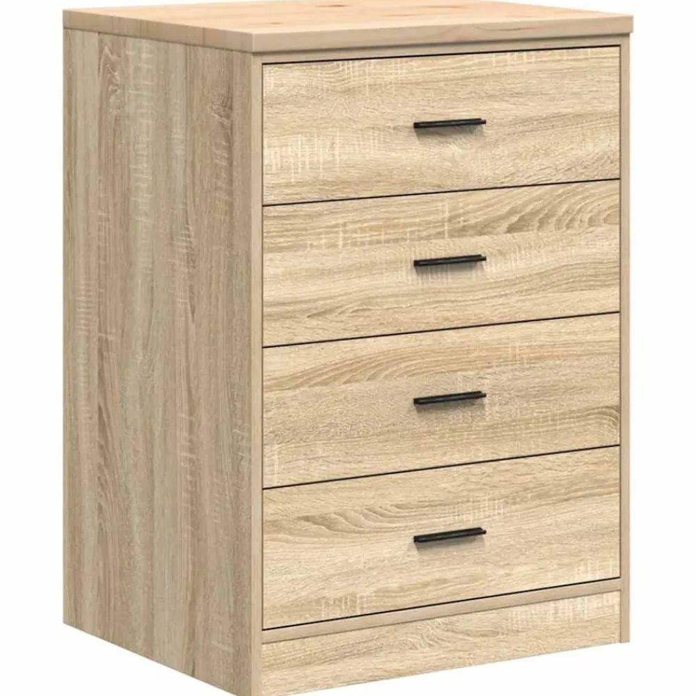 Industriële Opslag*vidaXL Garagekast 60x51x85 cm massief grenenhout kleurig Sonoma eiken