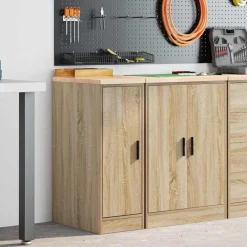 Garagekast 30x51x85 cm massief grenenhout kleurig><noscript><img width=