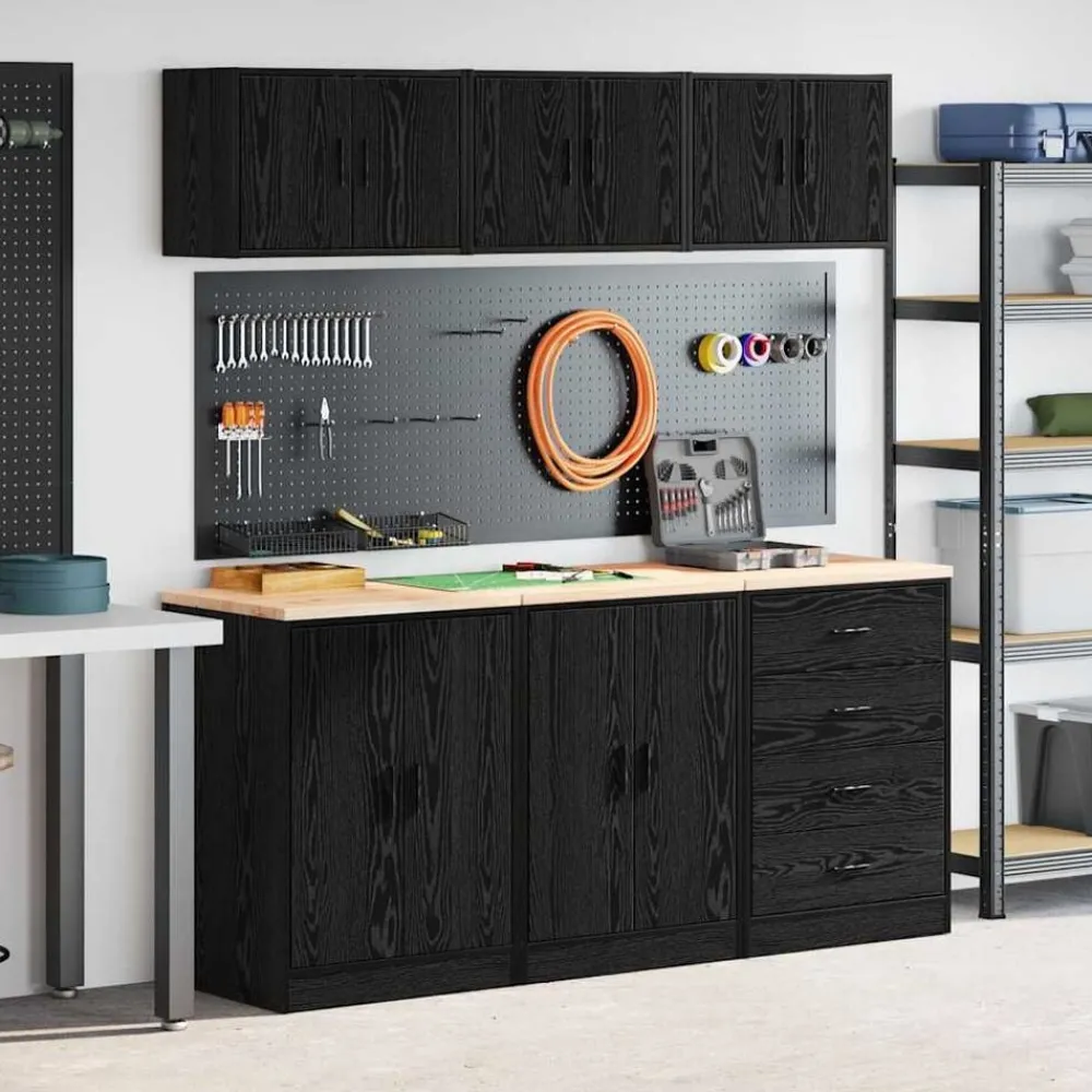 Garagekasten 6 st spaanplaat>vidaXL Sale