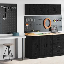 Garagekasten 2 st spaanplaat>vidaXL Online