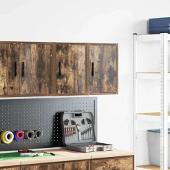 Garagewandkasten 2 st Spaanplaat hout><noscript><img width=