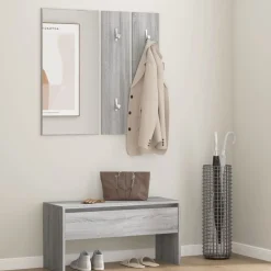 Garderobe set bewerkt hout eikenkleurig>vidaXL Clearance