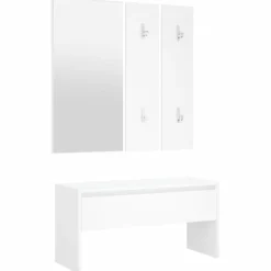 Garderobe set bewerkt hout>vidaXL Discount
