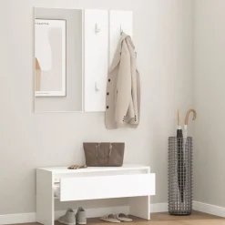 Garderobe set bewerkt hout><noscript><img width=