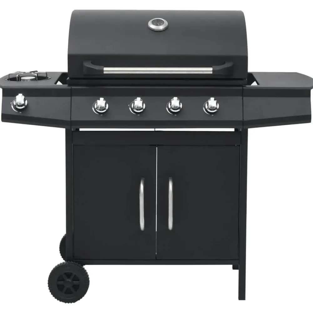 Gasbarbecue 4+1 kookzone staal>vidaXL Sale