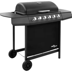 Gasbarbecue met 6 branders>vidaXL Outlet