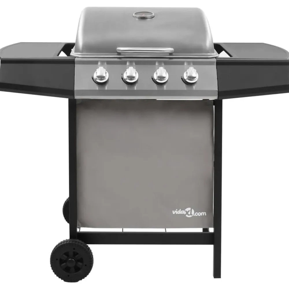 Gasbarbecue met 4 branders kleurig>vidaXL Clearance