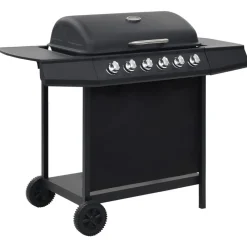 Gasbarbecue met 6 kookzones staal>vidaXL Hot