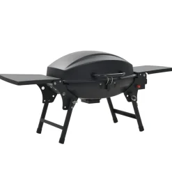 Gasbarbecue met kookzone zwart>vidaXL Online