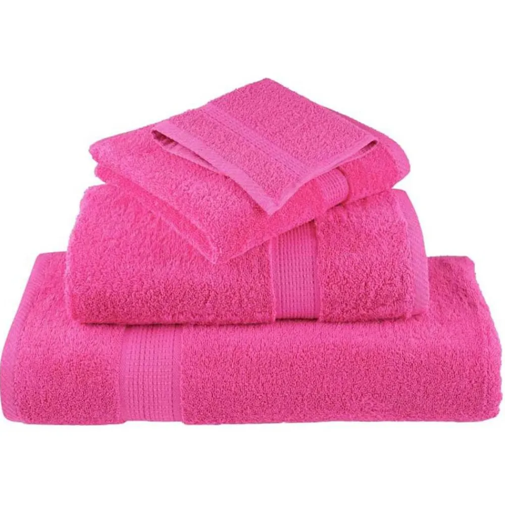 Linnengoed*vidaXL Gastendoek SOLUND 2 pcs 15 x 21 cm 550 gsm Roze