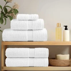 Linnengoed*vidaXL Gastendoek SOLUND 2 pcs 15 x 21 cm 550 gsm Wit