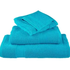 Linnengoed*vidaXL Gastendoek SOLUND 2 pcs 15 x 21 cm 550 gsm Turquoise