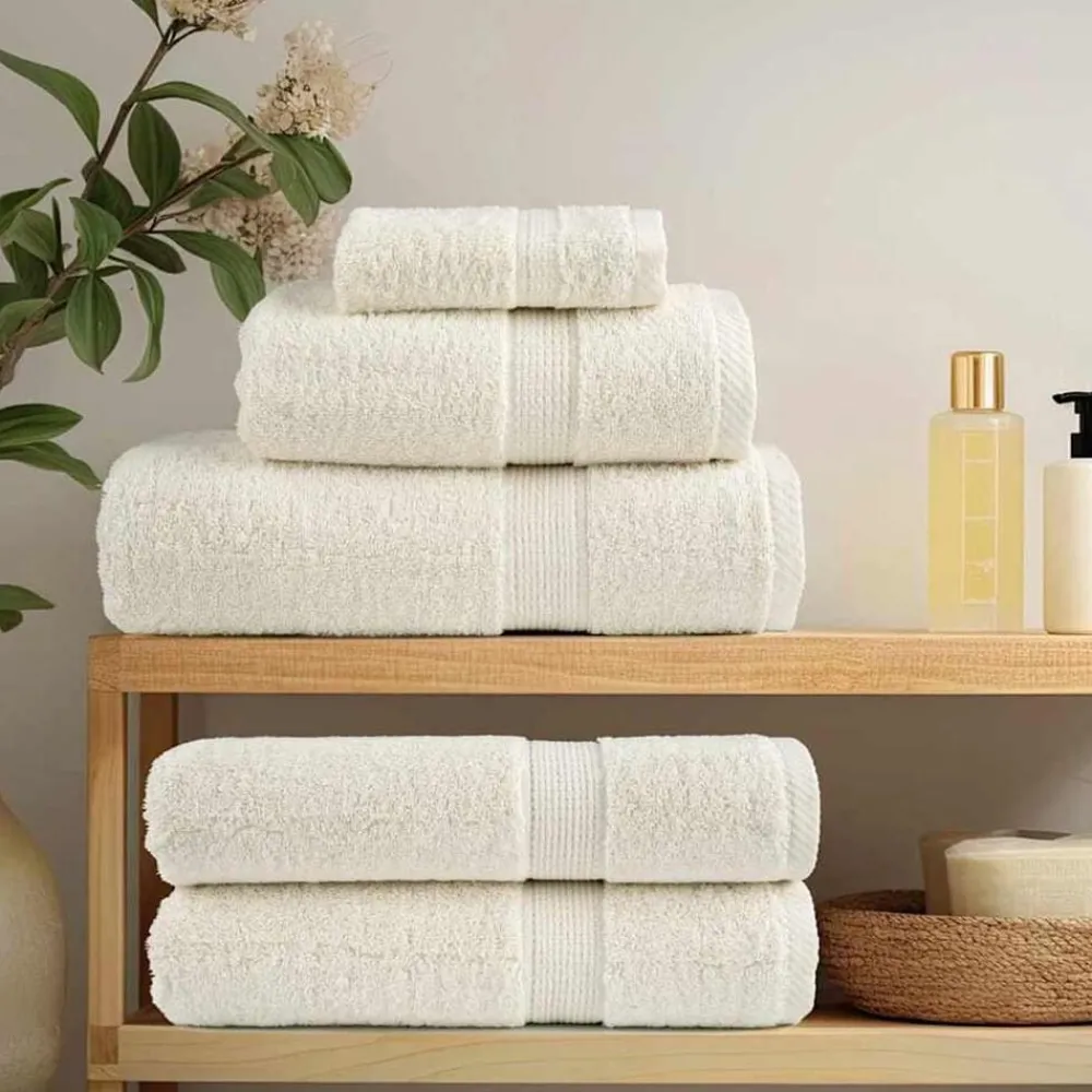 Gastendoek SOLUND 2 pcs Crème 15 x 21 cm 550 gsm>vidaXL Outlet