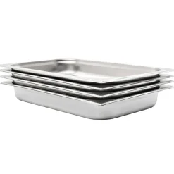 Gastronormbakken 4 st GN 1/1 65 mm roestvrij staal>vidaXL Clearance