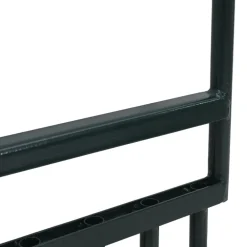 Tuin & Gazon*vidaXL Gazonbeluchter met 5 holle tanden gepoedercoat staal groen