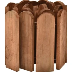 Tuinafscheidingen*vidaXL Gazonrand 120 cm geïmpregneerd grenenhout Bruin